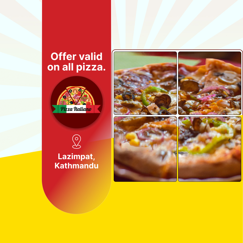 15% off on all pizza items at Pizza Italiano